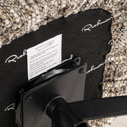 Dining chair Serenity brown omara swivel fire retardant