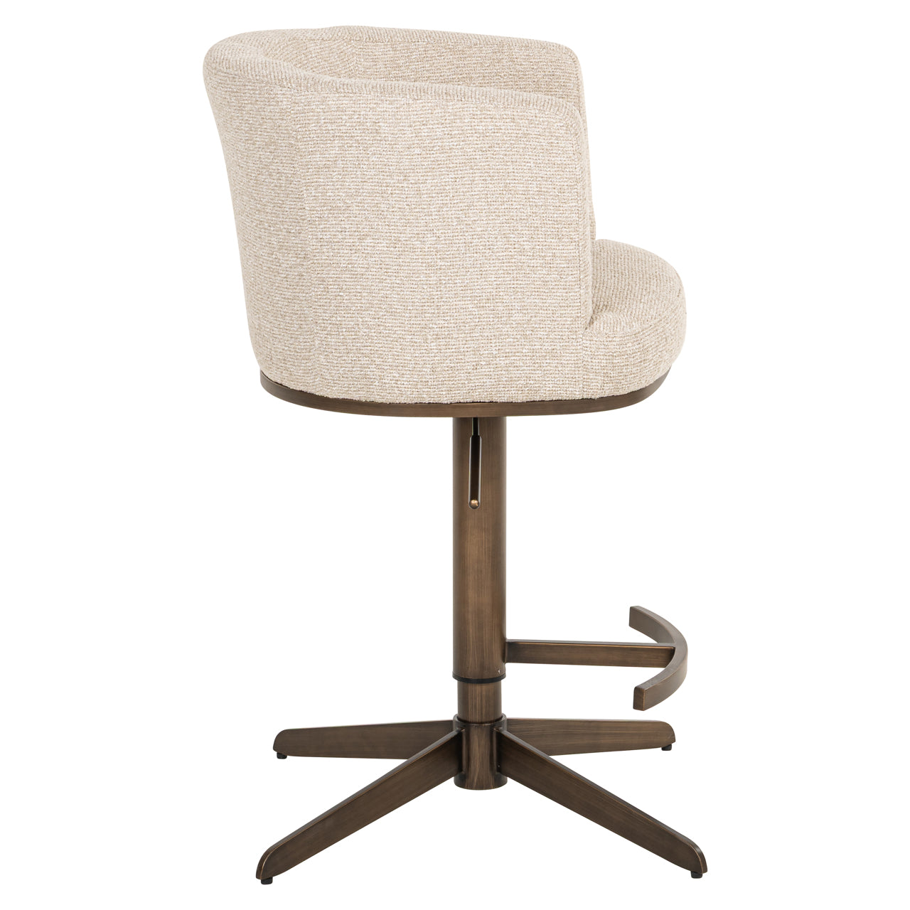 Bar stool Cheyenne biscotti swivel