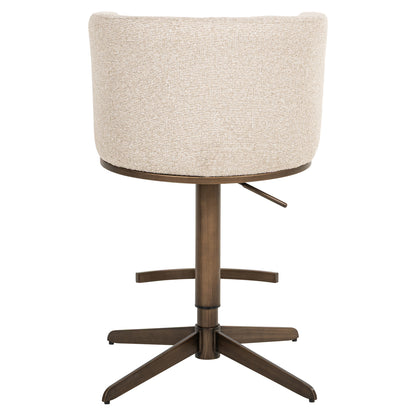 Bar stool Cheyenne biscotti swivel