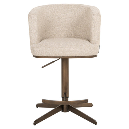 Bar stool Cheyenne biscotti swivel