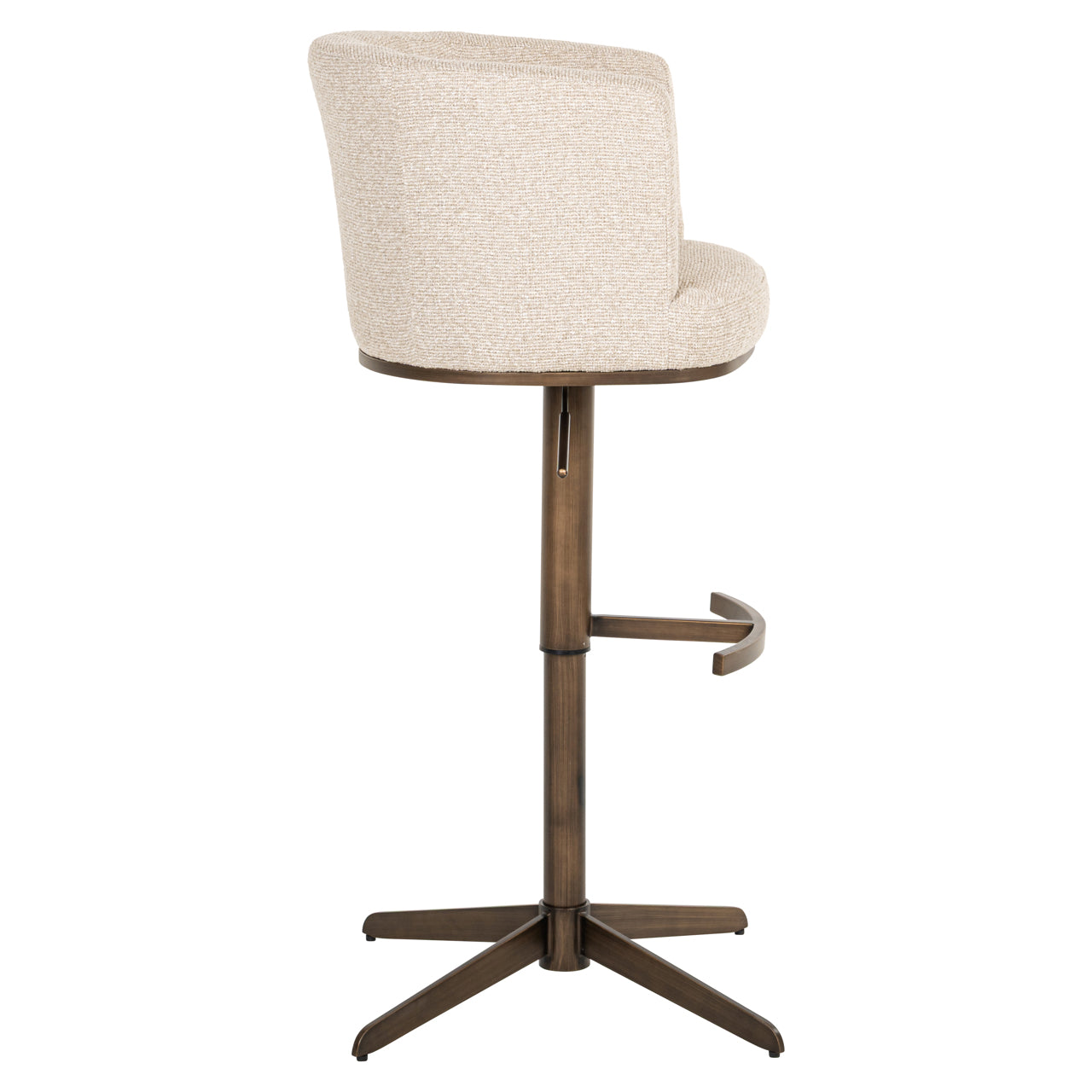 Bar stool Cheyenne biscotti swivel