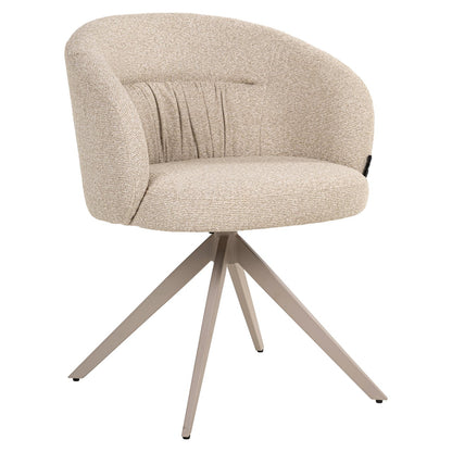 Dining chair Olivia biscotti swivel