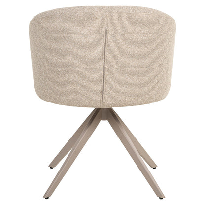 Dining chair Olivia biscotti swivel