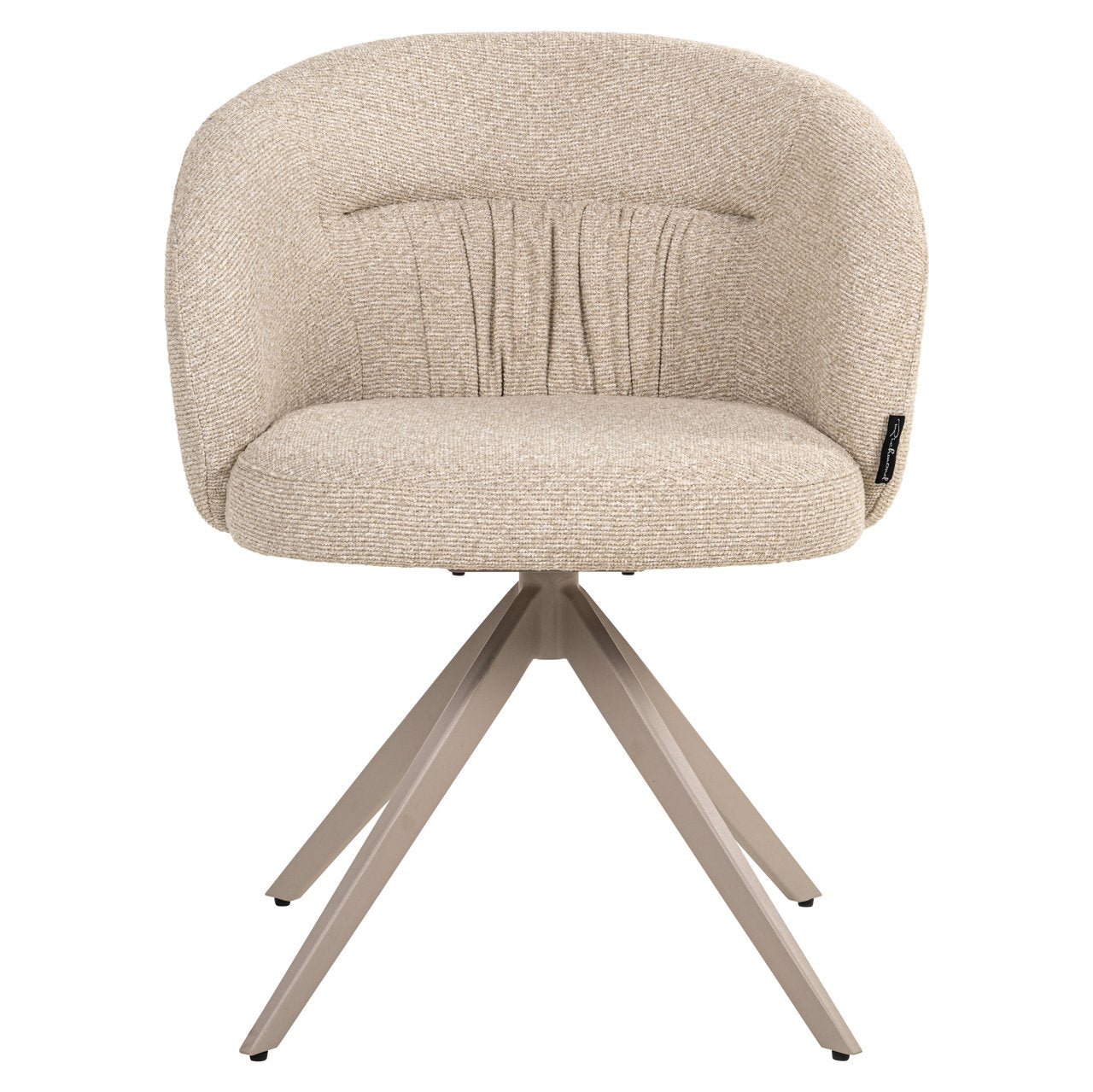 Dining chair Olivia biscotti swivel