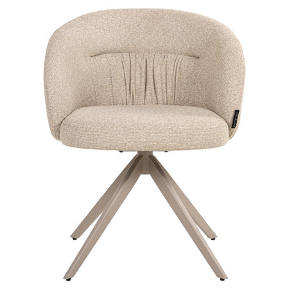 Dining chair Olivia biscotti swivel