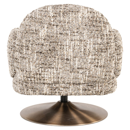 Lounge chair Kagney brown omara swivel