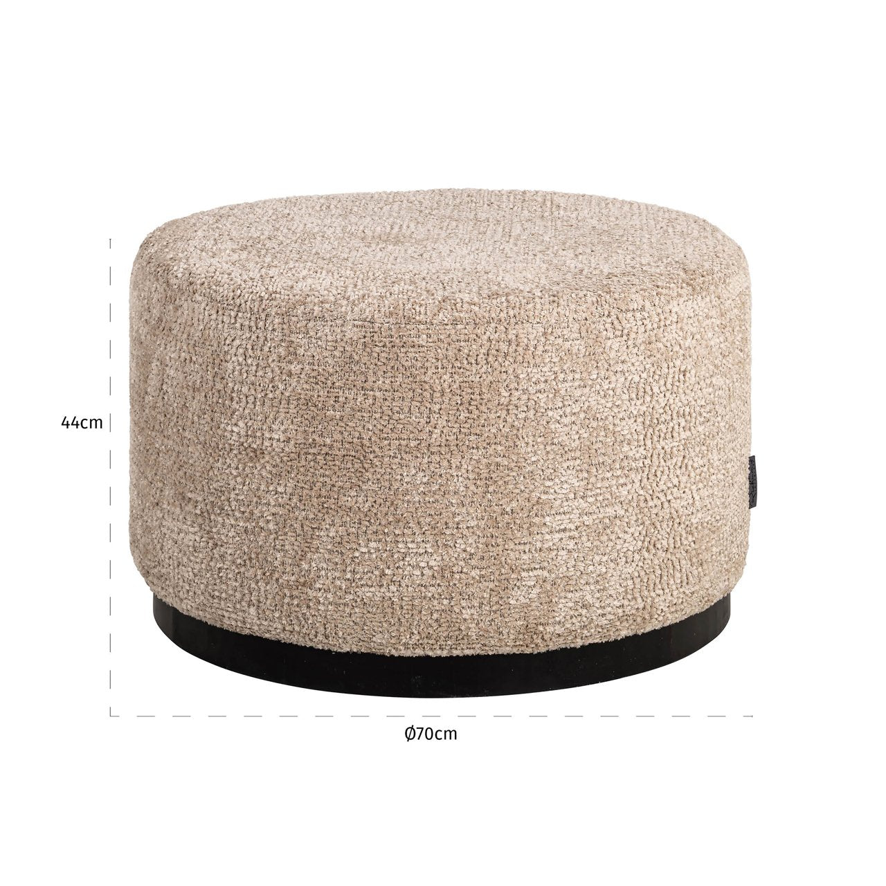 Pouffe & Footstool Kindal customized 70Ø