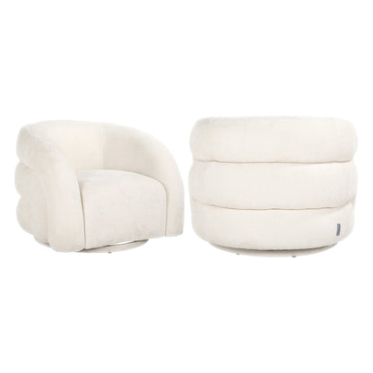 Lounge chair Arcus white unicorn swivel