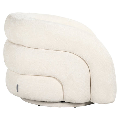 Lounge chair Arcus white unicorn swivel