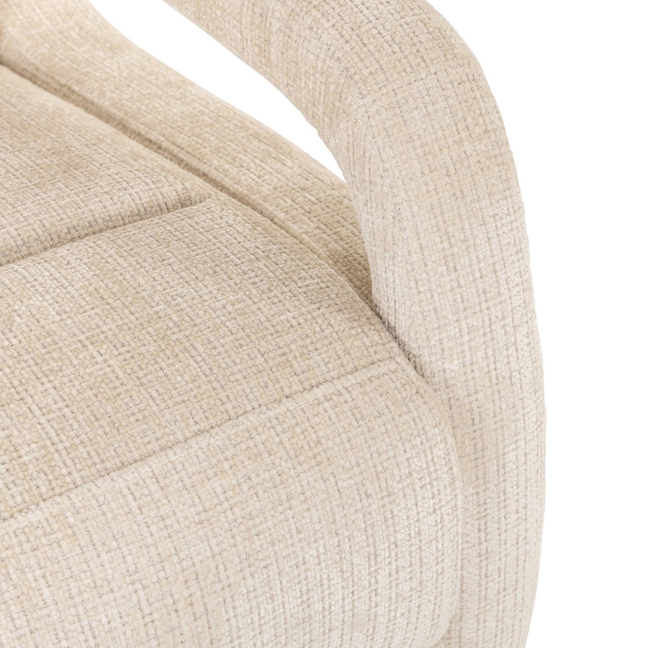 Lounge chair Denvi niagara beige swivel