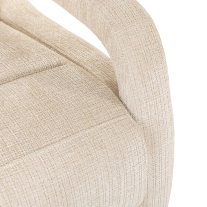 Lounge chair Denvi niagara beige swivel