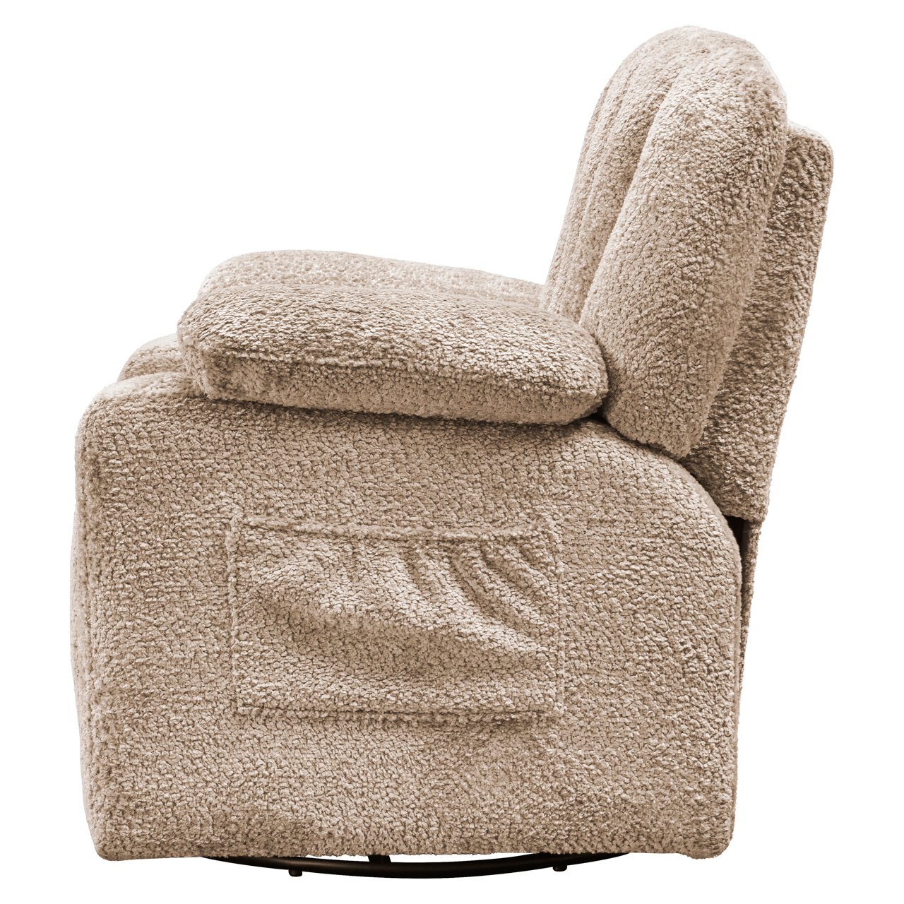 Lounge chair Mickey sheep natural swivel kids