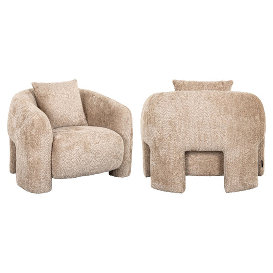 Lounge chair Milania lovely beige