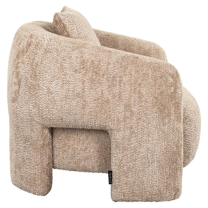 Lounge chair Milania lovely beige