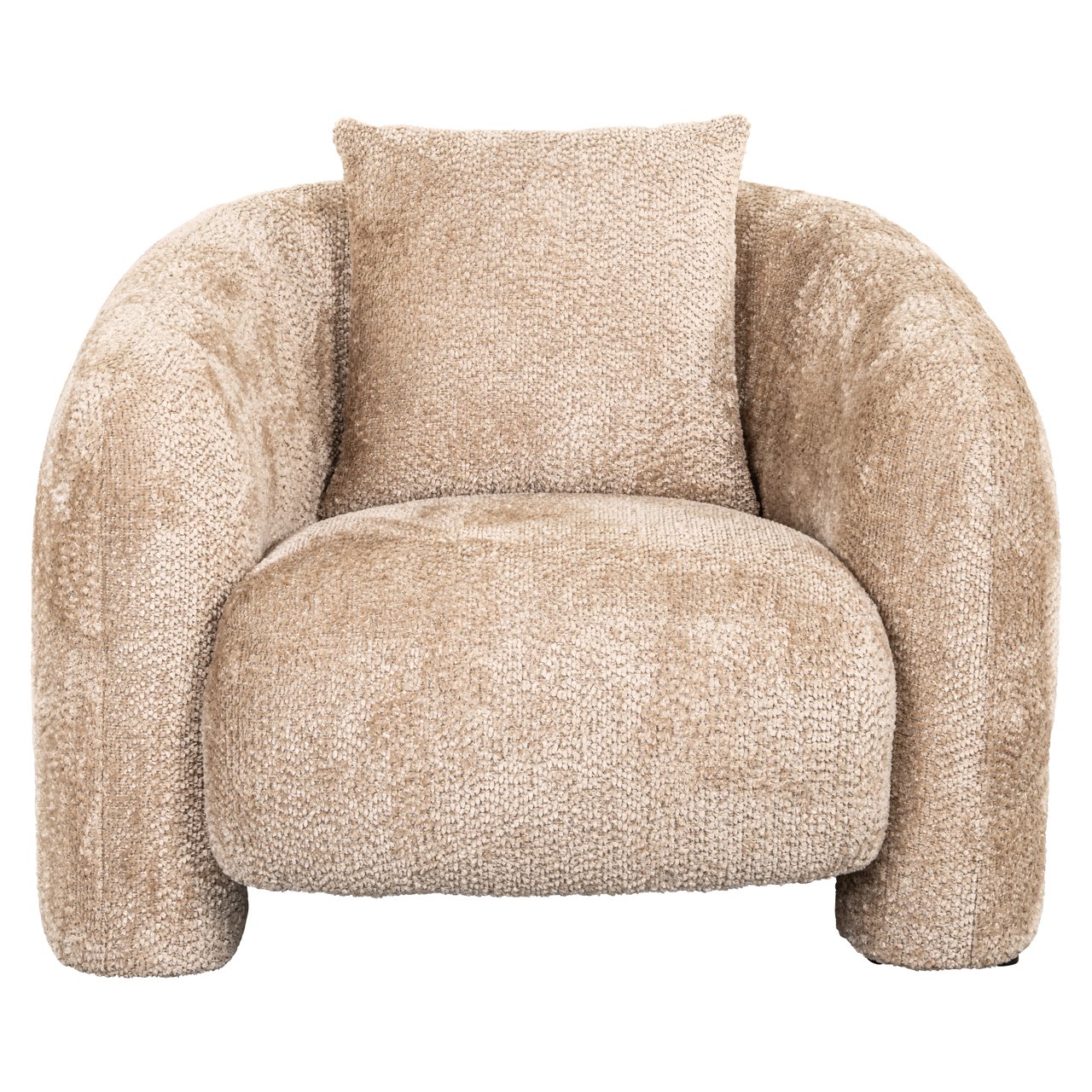 Lounge chair Milania lovely beige