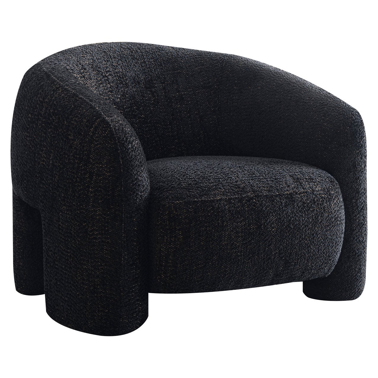 Lounge chair Milania lovely black