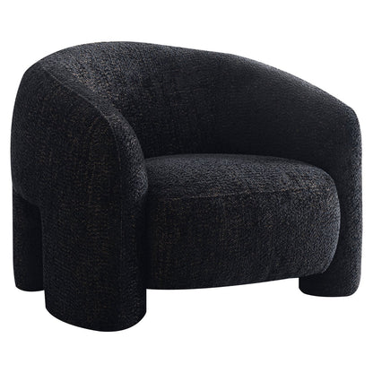 Lounge chair Milania lovely black
