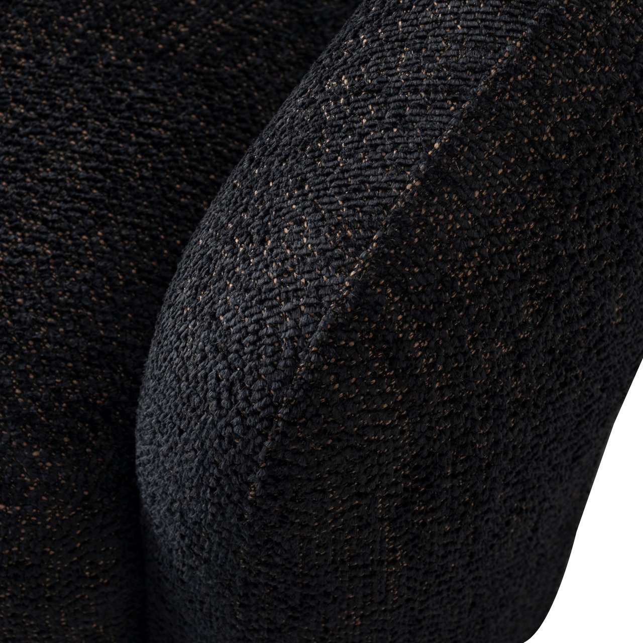 Lounge chair Milania lovely black