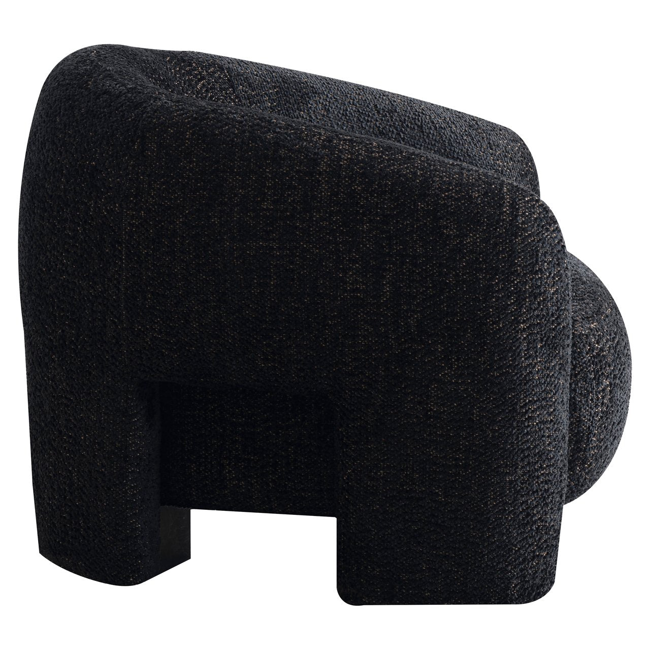 Lounge chair Milania lovely black