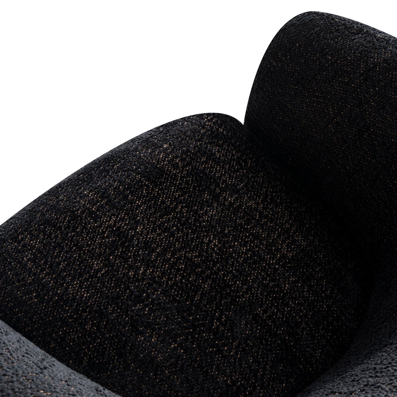 Lounge chair Milania lovely black