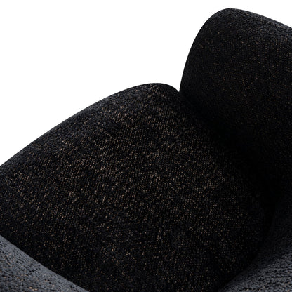 Lounge chair Milania lovely black