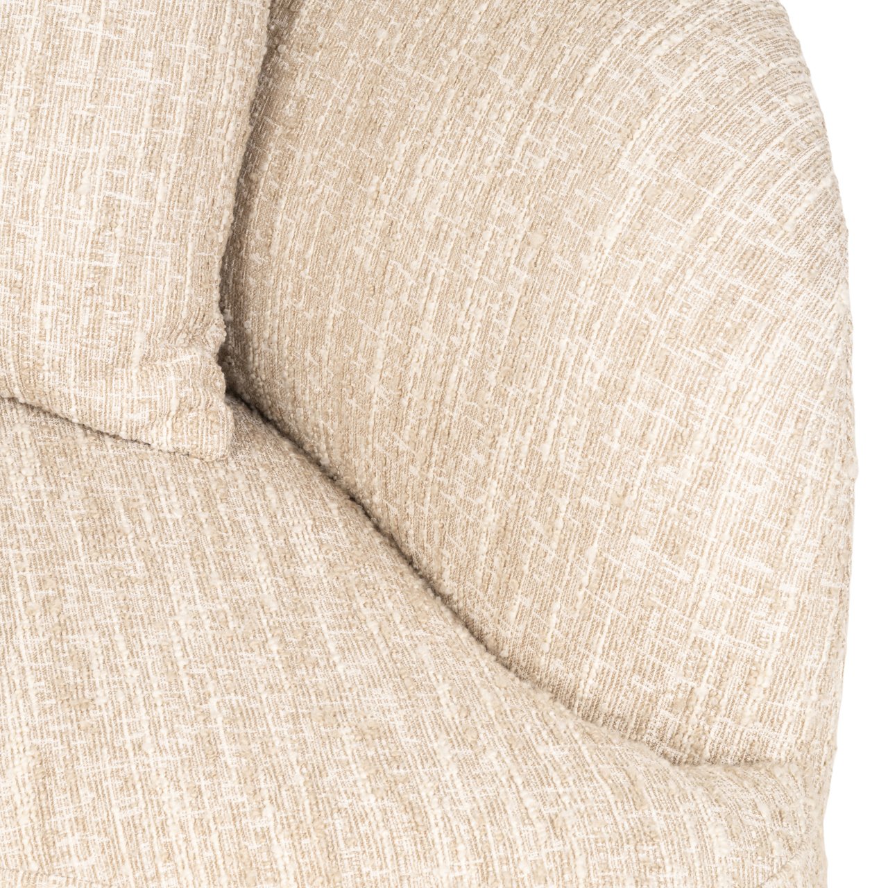 Sofa Pandora beige angora lounge left