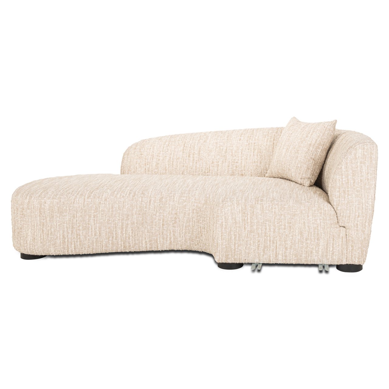 Sofa Pandora beige angora lounge left