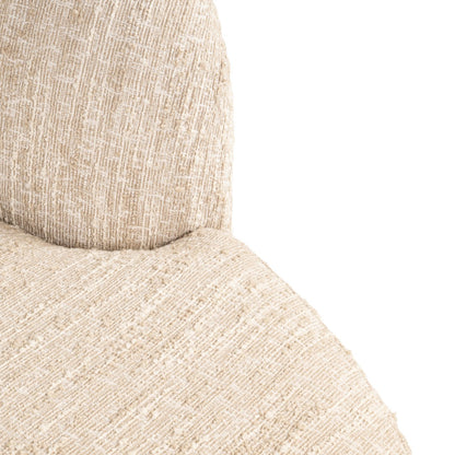 Sofa Pandora beige angora lounge right