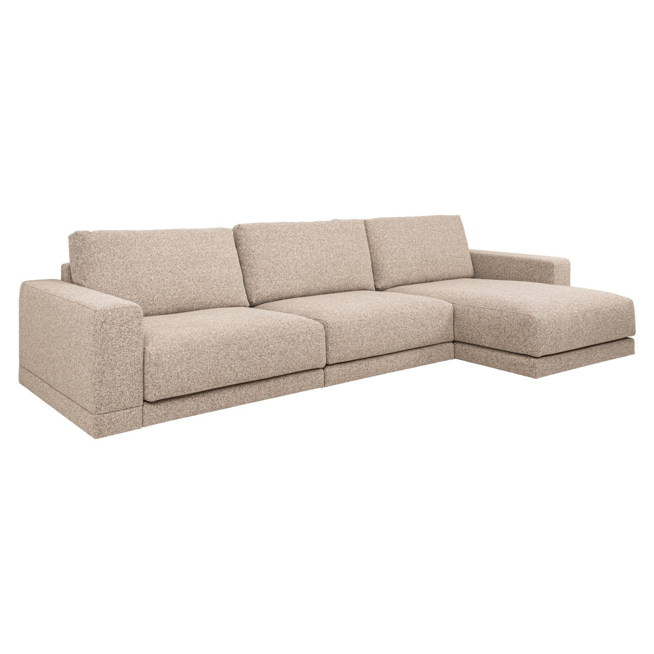 Sofa Trentino cayenne brown 3,5-seater + lounge left or right