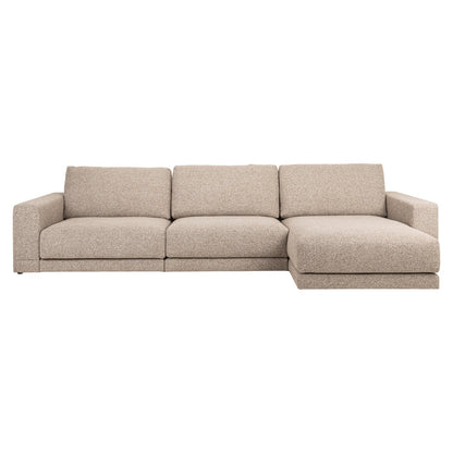 Sofa Trentino cayenne brown 3,5-seater + lounge left or right