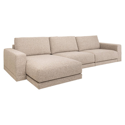 Sofa Trentino cayenne brown 3,5-seater + lounge left or right