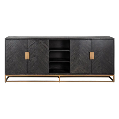 Sideboard Blackbone Brass black rustic