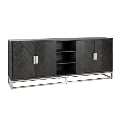 Sideboard Blackbone Silver black rustic