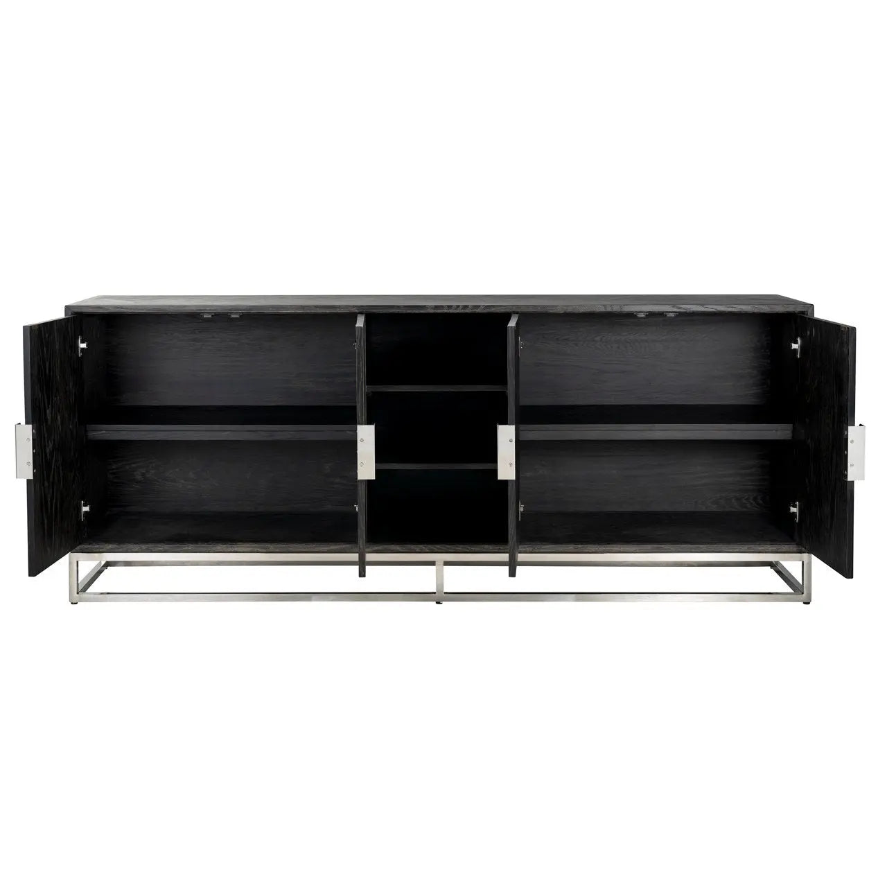 Sideboard Blackbone Silver black rustic