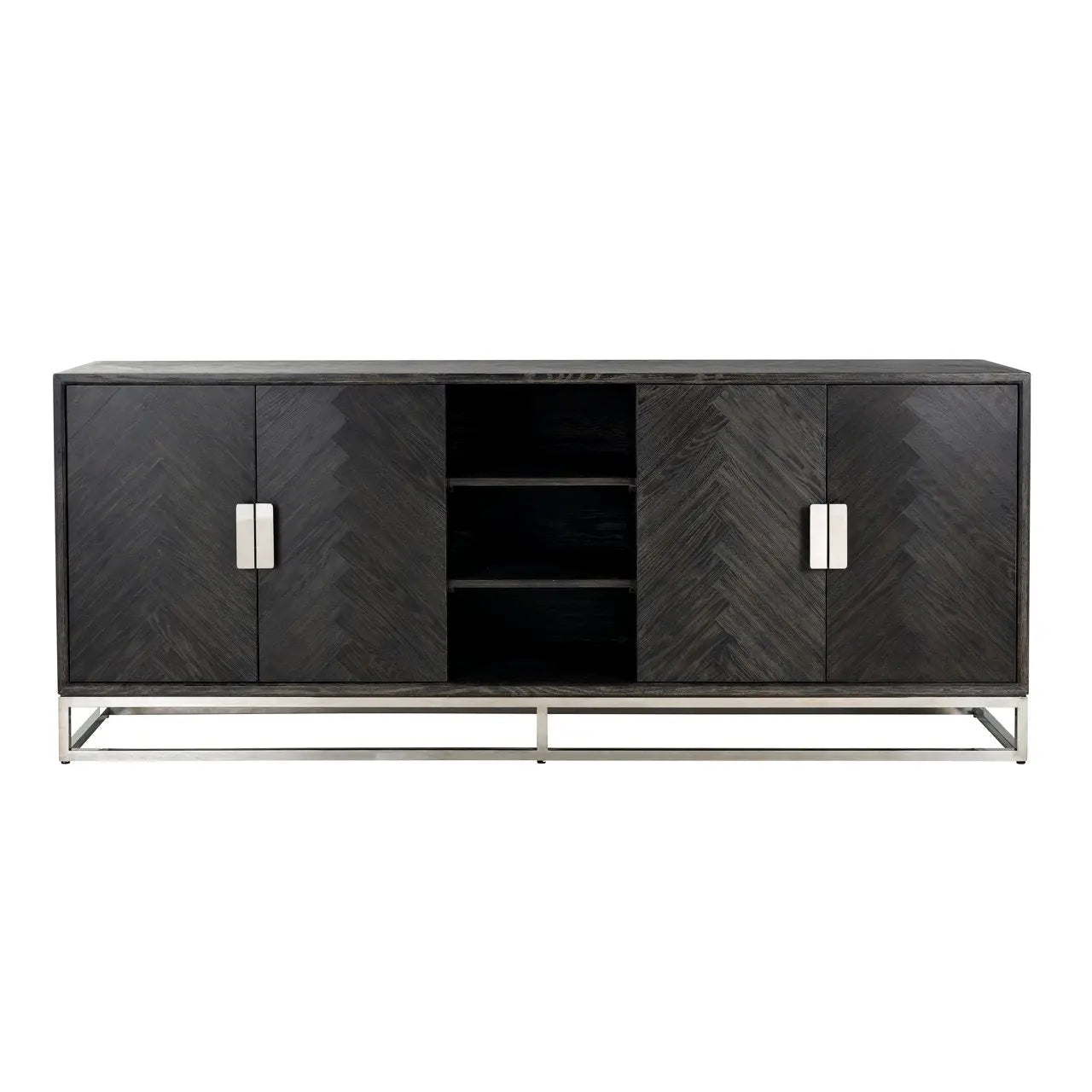 Sideboard Blackbone Silver black rustic