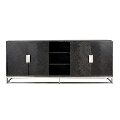 Sideboard Blackbone Silver black rustic