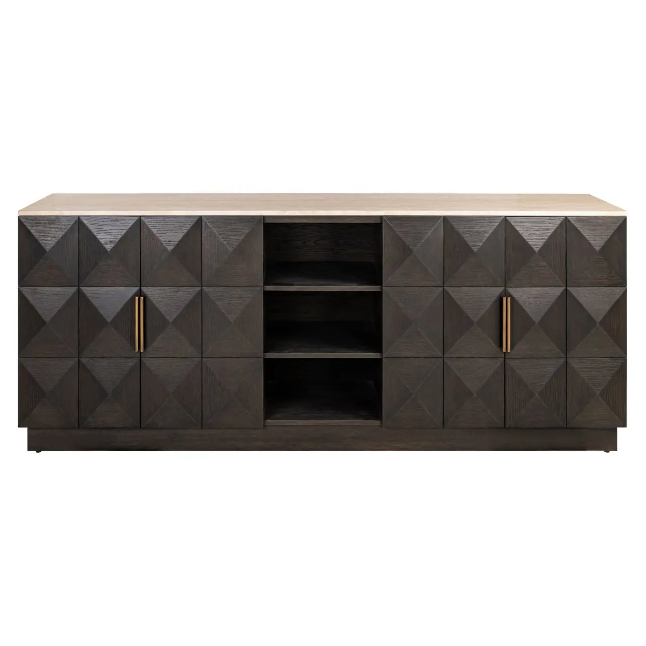 Sideboard Claremont brown  4-doors 2-shelves