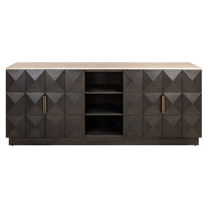 Sideboard Claremont brown  4-doors 2-shelves