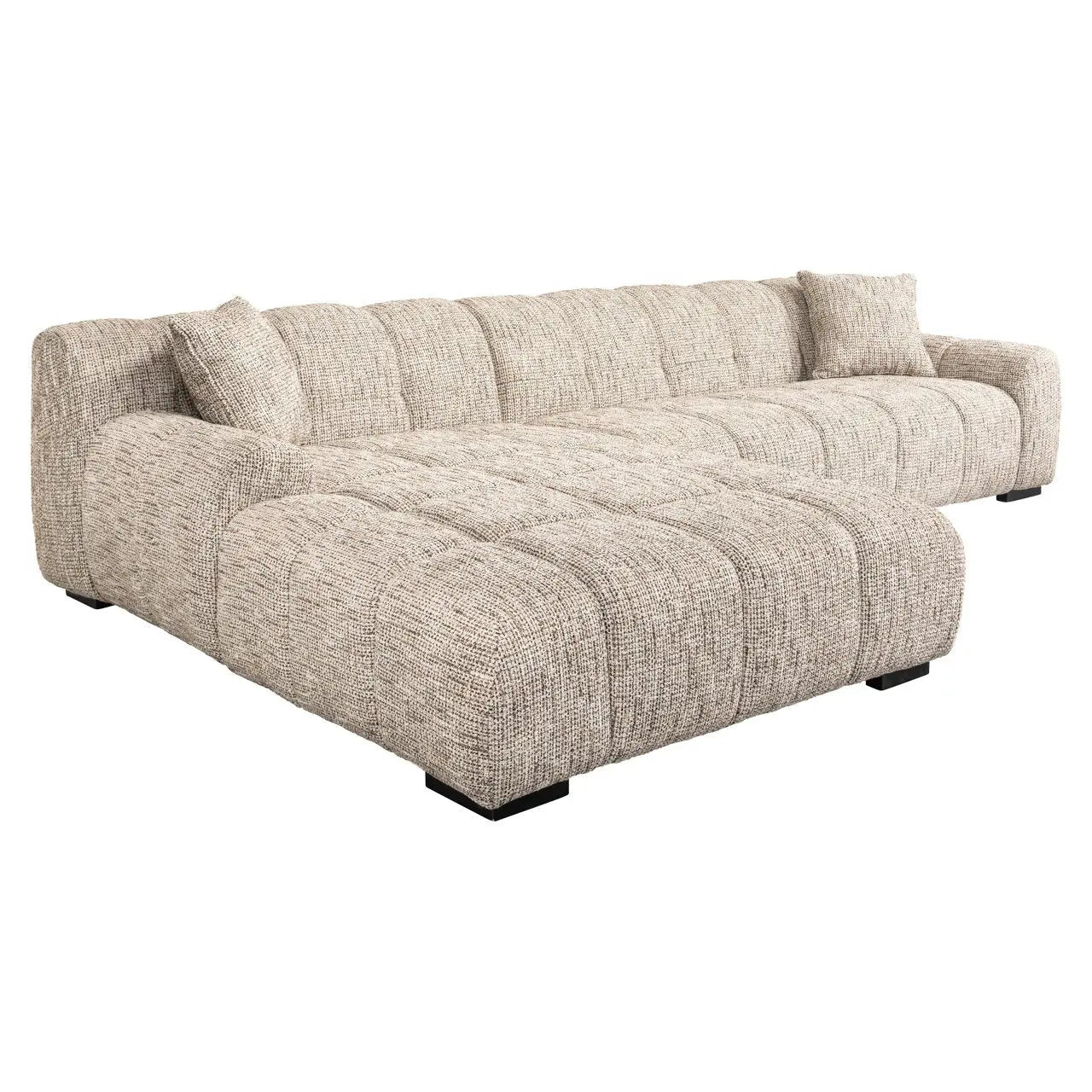 Sofa Hazel trendy nature 3-seater + lounge left
