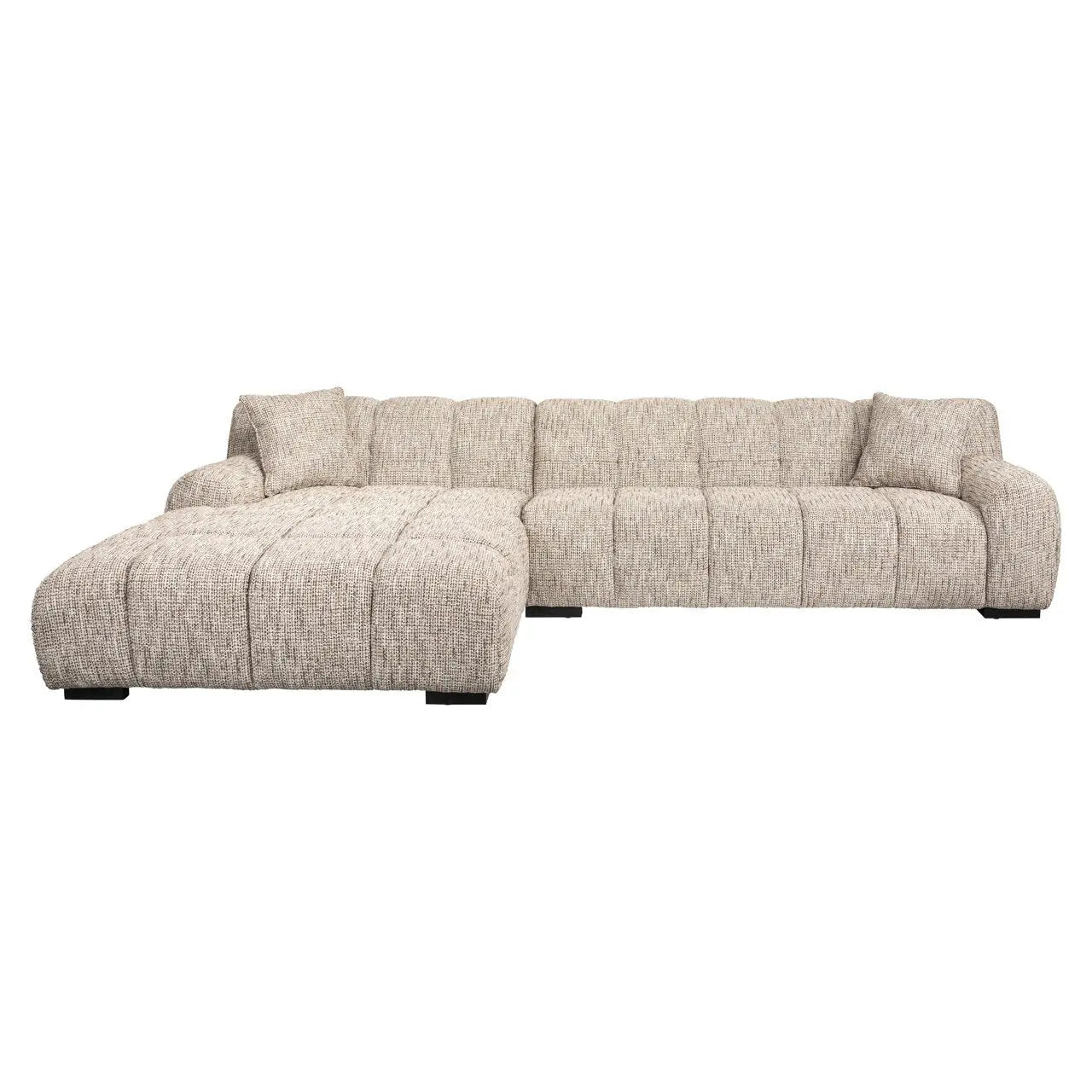 Sofa Hazel trendy nature 3-seater + lounge left