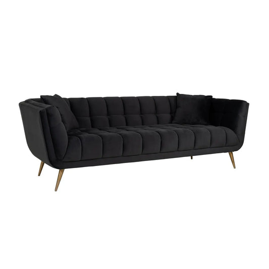 Sofa Huxley anthracite velvet