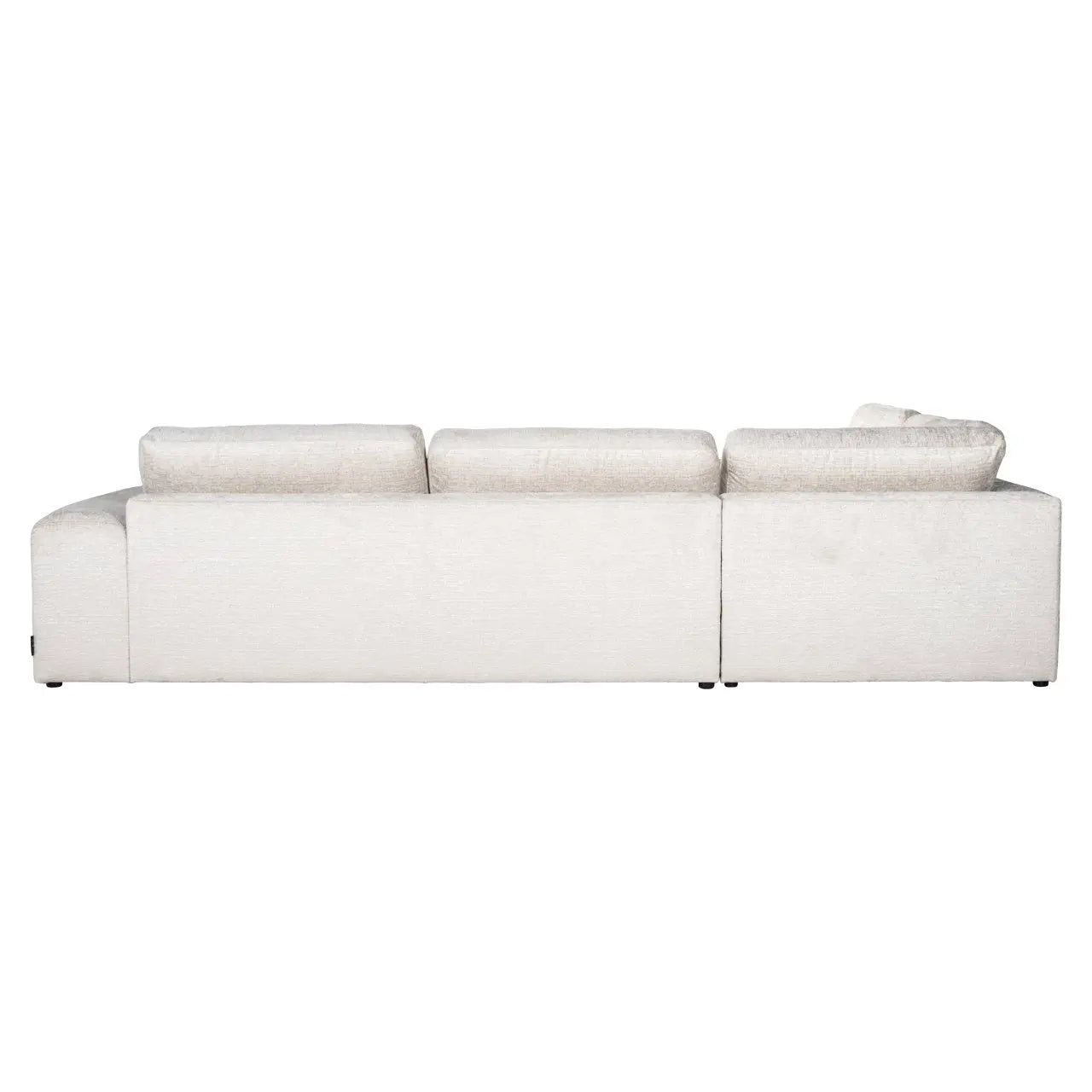 Sofa Lund cream fusion 3-seater + ottoman left