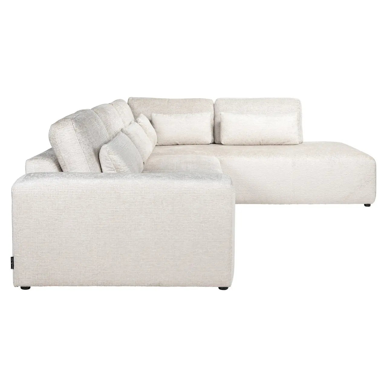 Sofa Lund cream fusion 3-seater + ottoman right