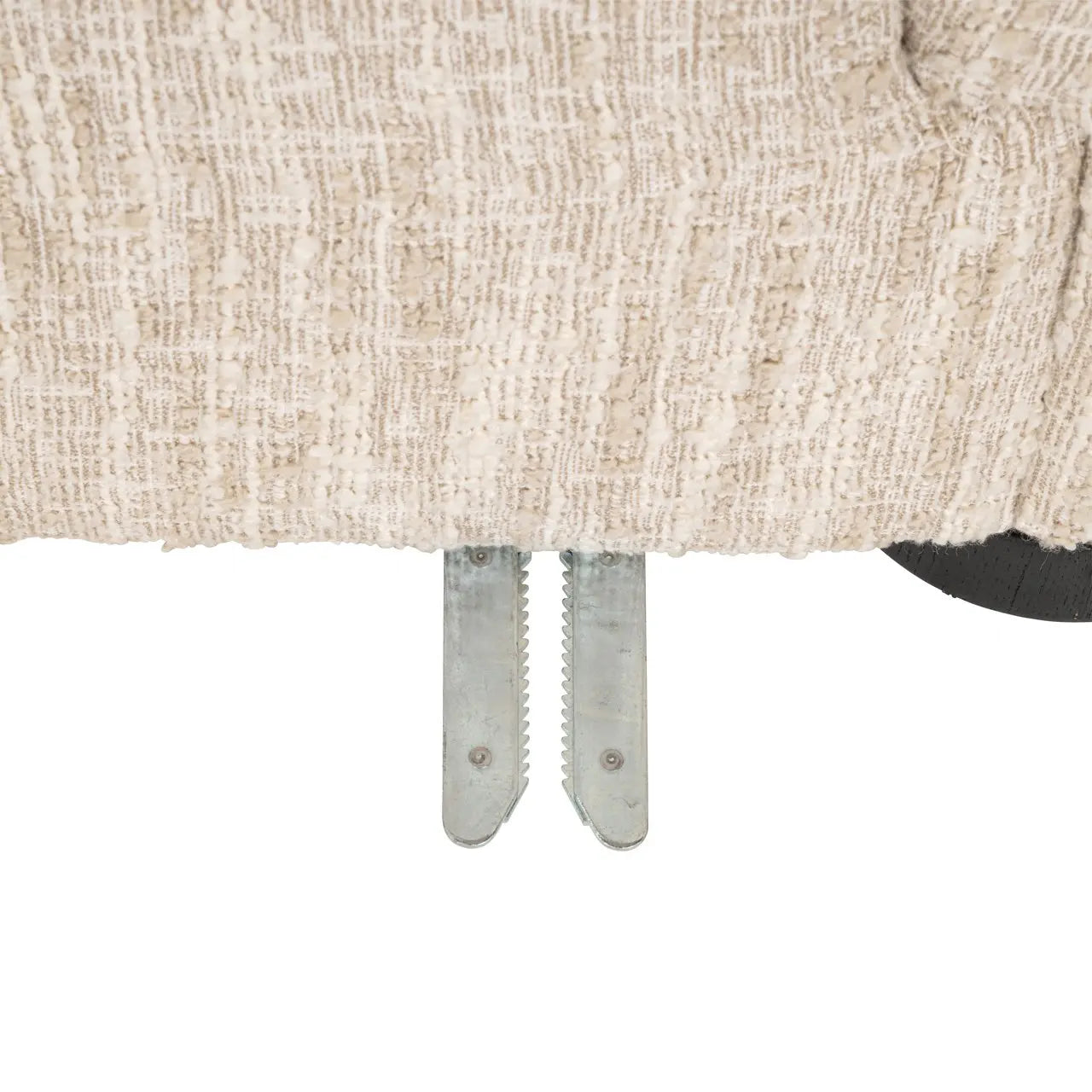 Sofa Pandora beige angora lounge left