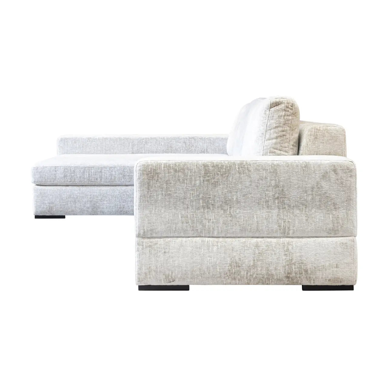 Sofa Pasha pearl island 3-seater + lounge left fully upholstered