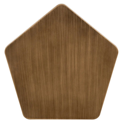 Sofa table Hexa brushed gold