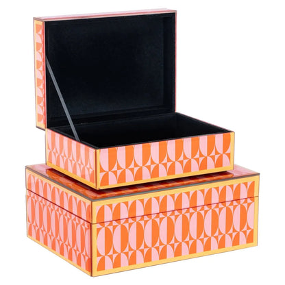 Storage box Abba pink small
