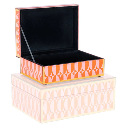 Storage box Abba pink small