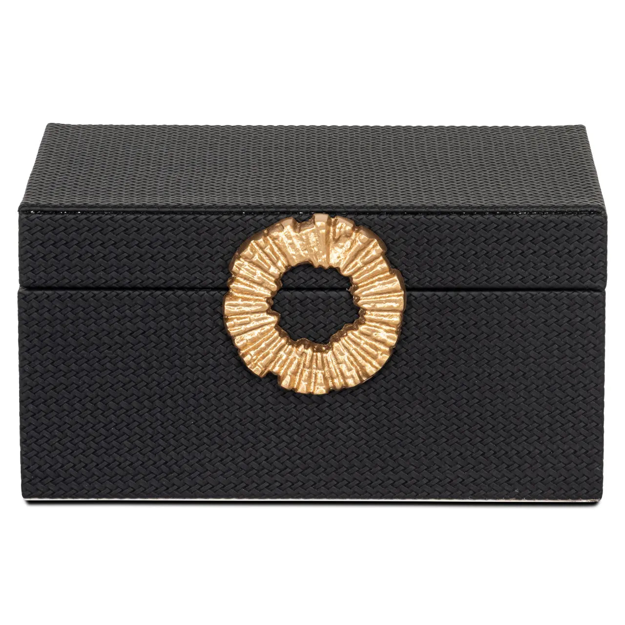 Storage box Amal black/gold large