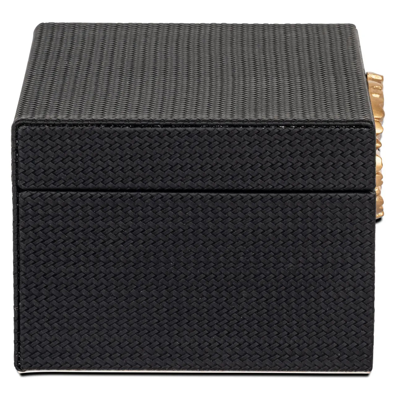 Storage box Amal black/gold large